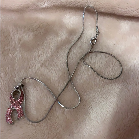 Pink Ribbon Necklace - Picture 2 of 4
